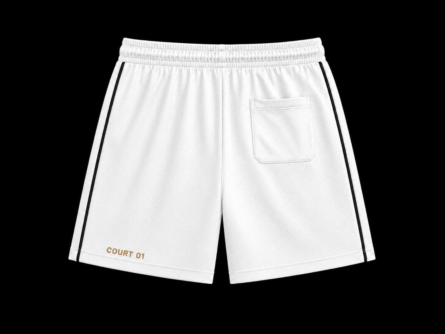 Court Kit — Home — White / Gold view 4