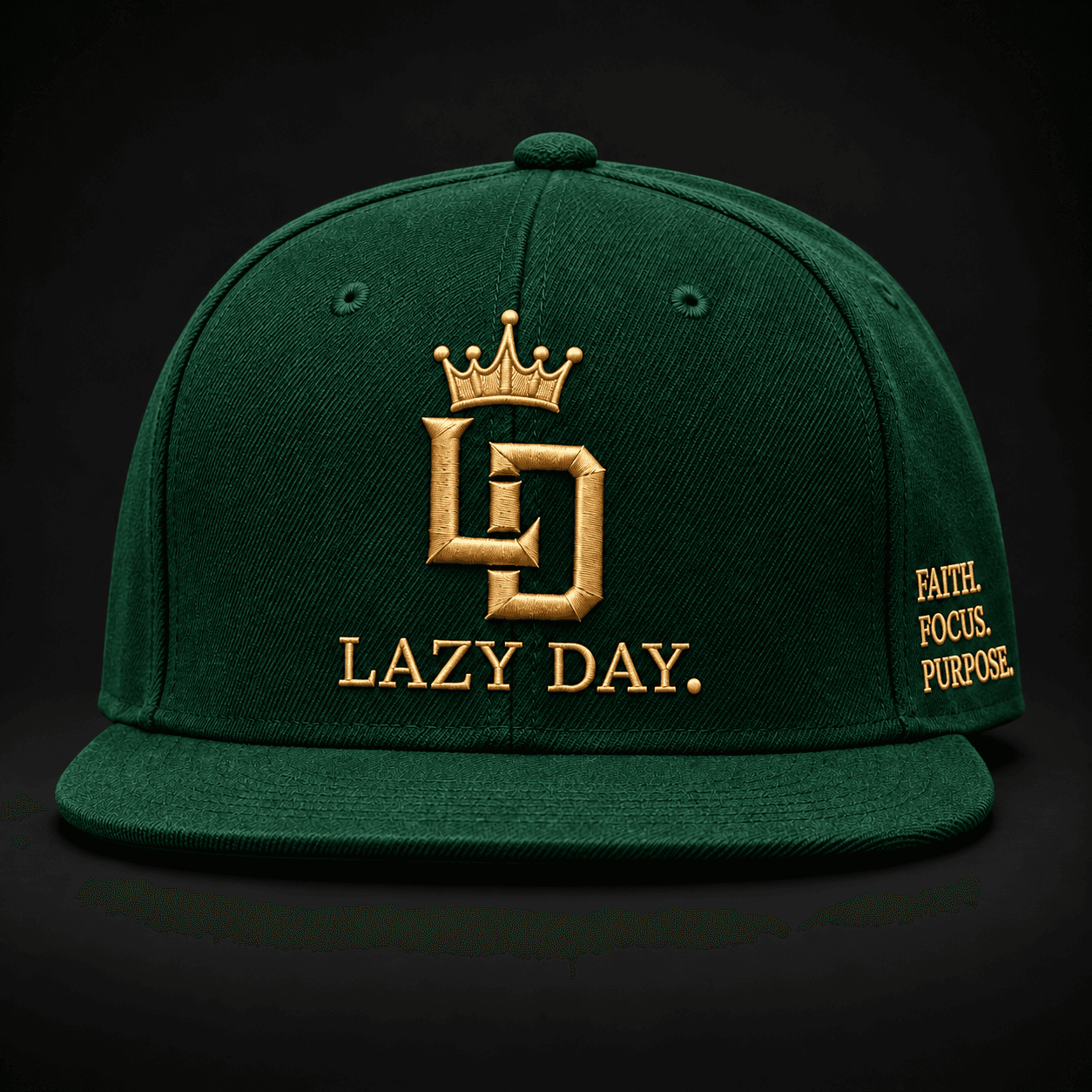 LD Snapback — Forest Green / Gold
