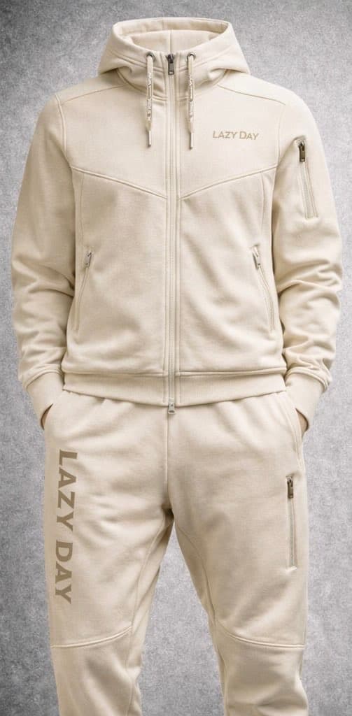 LD Tech Tracksuit — Bone